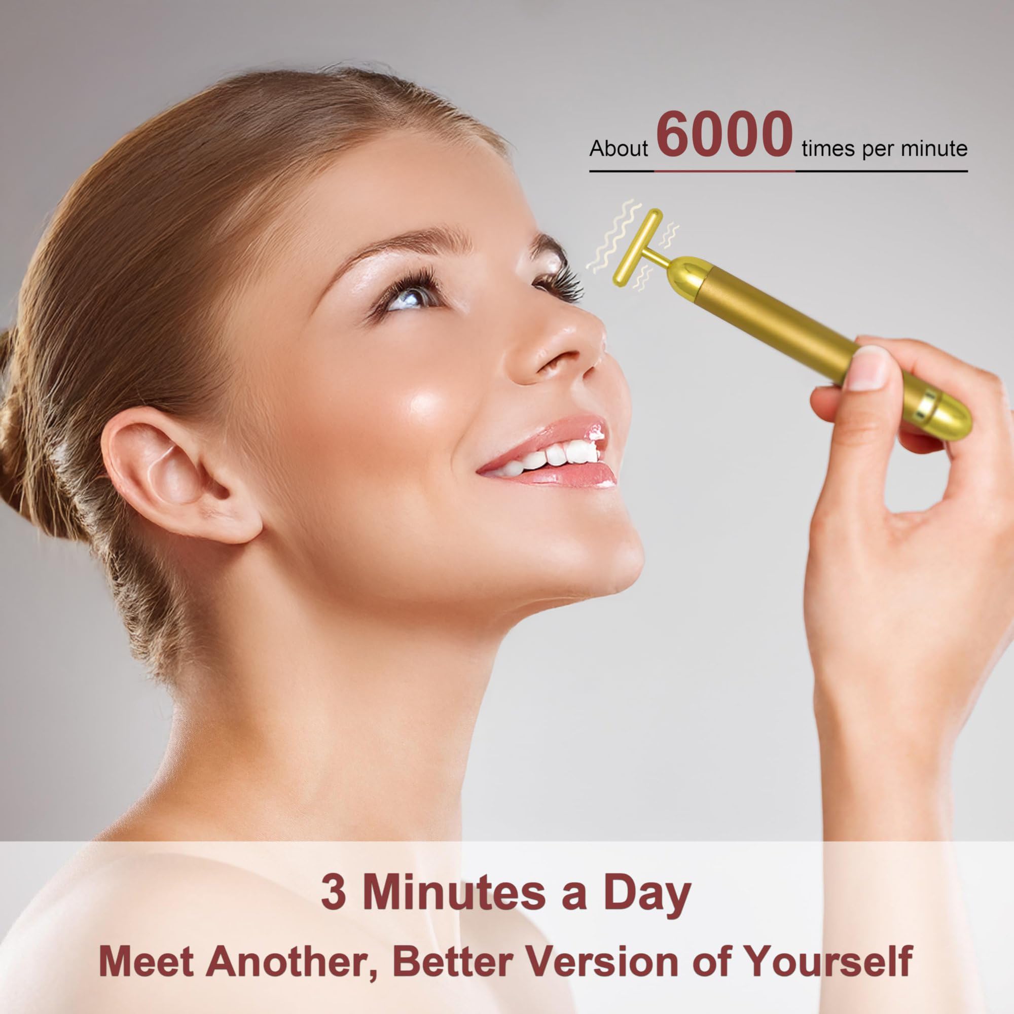 Amazon.com: Angel Kiss Beauty Bar Energy Face Massager - 24k